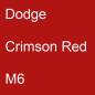 Preview: Dodge, Crimson Red, M6.